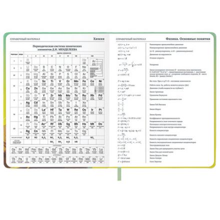 Дневник 1-11 класс 48 л., кожзам (твердая), печать, глиттер, ЮНЛАНДИЯ, "Котик", 107217