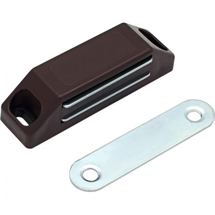 Накладка УЗК_магнит мебельный StahlBuro 60х15 (15937) компл-4шт коричневый