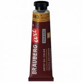 Краска масляная художественная BRAUBERG ART PREMIERE, 46 мл, проф. серия, СИЕНА НАТУРАЛЬНАЯ, 191439