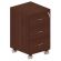 Тумба выкатная Форум/Статус с центральным замком (орех, 3 ящика, 400x450x710 мм)