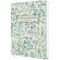 Блокнот А6 96л, клетка тв. лам.обложка Цветы белый.сшивка Блокнот А6 96л, клетка тв. лам.обложка Цветы белый.сшивка