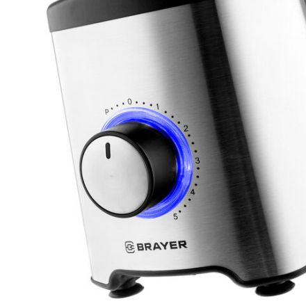 Блендер стационарный BRAYER BR1203, 1200 Вт, 5 скоростей, чаша 1,75 л, метал/стекло, серебристый Блендер стационарный BRAYER BR1203, 1200 Вт, 5 скоростей, чаша 1,75 л, метал/стекло, серебристый