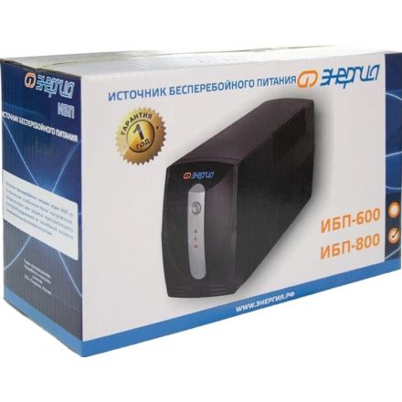ИБП Энергия 600, лин.-инт., 600ВА/360Вт, 2xEURO(Е0201-0022)