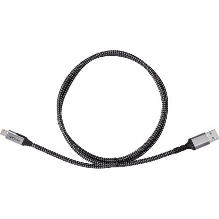 Кабель USB3.2 Gen2, AM->CM, 10Gbs, All Shell 1м VCOM <CU401M-1M