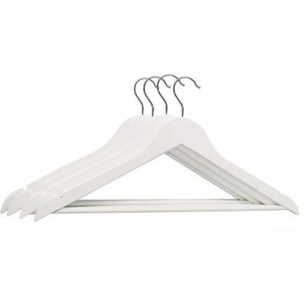 Вешалка-плечики WW_Комус Мебель WH018 дер.пер.п.рез.анис/бел.р.52-54 3шт/уп