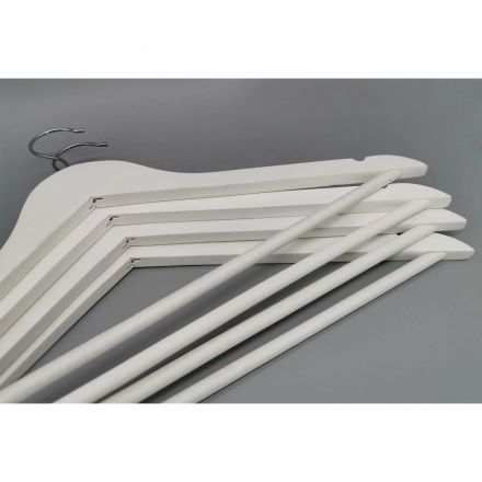 Вешалка-плечики WW_Комус Мебель WH018 дер.пер.п.рез.анис/бел.р.52-54 3шт/уп