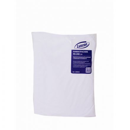 Наматрасник 90х200, махра, водонепроницаемый, чехольный, белый