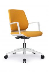 Кресло Colt B1903 Белый пластик/Горчичный SF1119
