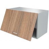 Шкаф КМ_Ринг над фильтром темный дуб шамони/серый