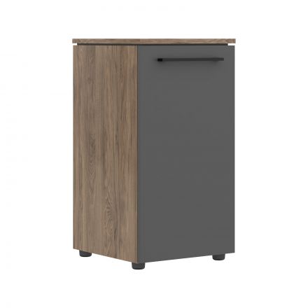 Шкаф колонка с глухой малой дверью MLC 42.1 Антрацит/Кария Пальмира 429х423х821 MORRIS TREND