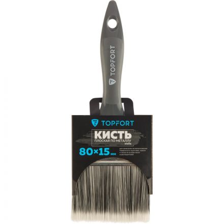 Кисть плоская по металлу TOPFORT Stella 80х15