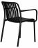 Стул обеденный DOBRIN WALTER ARM, черный (B-03)