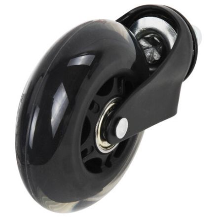 Колеса (ролики) BRABIX для кресла мягкие, резиновые, d 76 мм, КОМПЛЕКТ 5 шт., шток d 11 мм, в коробе, 532524