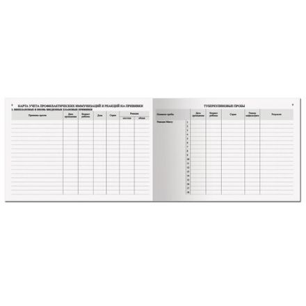 Медицинская карта "История развития ребенка, форма 112, 96 л., твердая, А5 (205х150 мм), универсальная, STAFF, 130173