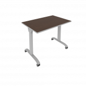 Mobile System Стол складной мобильный СМ-2 Венге кромка титан/Тёмно-серый металл 1000*650*757 Mobile System Стол складной мобильный СМ-2 Венге кромка титан/Тёмно-серый металл 1000*650*757