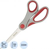 Ножницы Attache 205 мм с пластиковыми прорезиненными анатомическими ручками