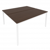 Slim Рабочая станция на металлокаркасе С.СП-6.3 Венге/Белый металл 1580*12475*750 Slim Рабочая станция на металлокаркасе С.СП-6.3 Венге/Белый металл 1580*12475*750