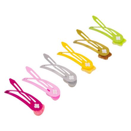 Заколки для волос НАБОР 6 шт., 5 см, клик-клак, с декоративными элементами, разные цвета, MONTE VITA (МОНТЕ ВИТА), 457089 Заколки для волос НАБОР 6 шт., 5 см, клик-клак, с декоративными элементами, разные цвета, MONTE VITA (МОНТЕ ВИТА), 457089