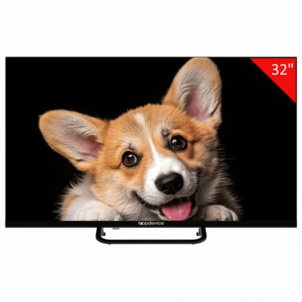 Телевизор TOPDEVICE TDTV32CS03H_BK, 32'' (80 см), 1366x768, HD, 16:9, YaOS, Wi-Fi, Bluetooth, черный