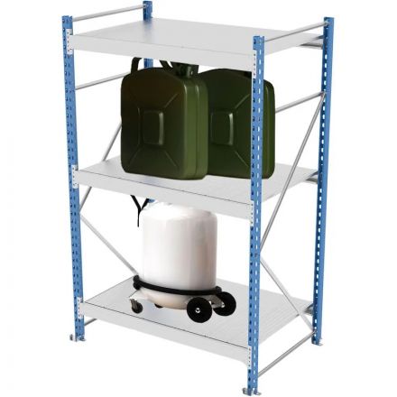 Стеллаж металлический MZ_SGR-V-1283-2,0 3 яруса 1200х800, Выс.2000