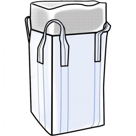 Биг Бэг 4-х стропный, 95x95x110 см., верх-юбка, дно глухое 1200 кг СПб