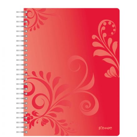 Бизнес-тетрадь Комус Русская серия красный А5 96л.плас.обл.клетка,ев Бизнес-тетрадь Комус Русская серия красный А5 96л.плас.обл.клетка,ев