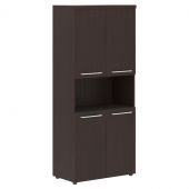 Шкаф с 2-мя комплектами глухих малых дверей и топом AHC 85.4 Венге Магия 850х456х1969 ALTO Шкаф с 2-мя комплектами глухих малых дверей и топом AHC 85.4 Венге Магия 850х456х1969 ALTO