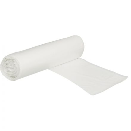 Мешки для мусора ПНД 60л 10мкм 20шт/рул белые 60x90см Комус с ручками Мешки для мусора ПНД 60л 10мкм 20шт/рул белые 60x90см Комус с ручками