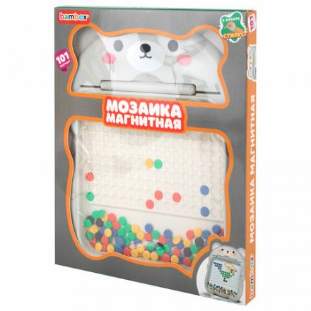 Мозаика магнитная развивающая для детей "Медвежонок", стилус, 101 магнит, 10 карточек, BAMBOX (БАМБОКС), 665891 Мозаика магнитная развивающая для детей "Медвежонок", стилус, 101 магнит, 10 карточек, BAMBOX (БАМБОКС), 665891