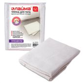 Тряпка для мытья пола 60х75 см, плотность 200 г/м2, 50% вискоза, 40% хлопок, 10% полиэстер, светлая, "Премиум" LAIMA, 600838