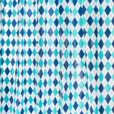 Шторка для ванной PEVA, 180х180 см, кольца в комплекте, 3 дизайна ассорти, УЗОРЫ, WBZ (ВБЗ), 700068