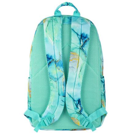 Рюкзак HEIKKI DREAM (ХЕЙКИ) универсальный, с карманом для ноутбука, эргономичный, "Mint marble", 42х26х14 см, 272526