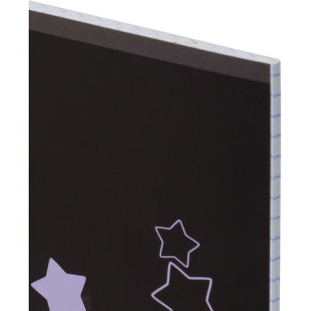 Тетрадь общая А5 48л №1School Princess,клет,скреп, ВД-лак