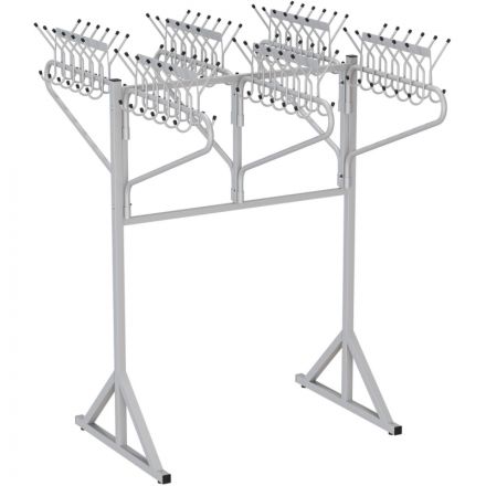 Вешалка AM_0MX гардеробная повор.крон6 /72 кр+для номерков метал 9006 муар Вешалка AM_0MX гардеробная повор.крон6 /72 кр+для номерков метал 9006 муар