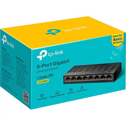 Коммутатор TP-Link LS1008G 8G неуправляемый