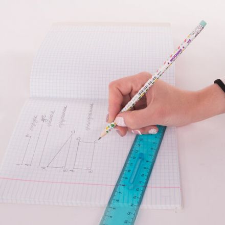 Карандаш чернографитный ЮНЛАНДИЯ "ФРУКТЫ", 1 шт., HB, с ластиком, корпус ассорти, 181777