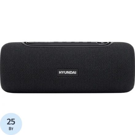 Акустическая система Hyundai H-PS1021 черный/черный 25W 1.0 BT 10м 1500mAh