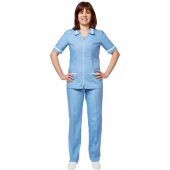 Костюм для медицинского персонала м09-КБР серо-голуб (р.60-62) 170-176