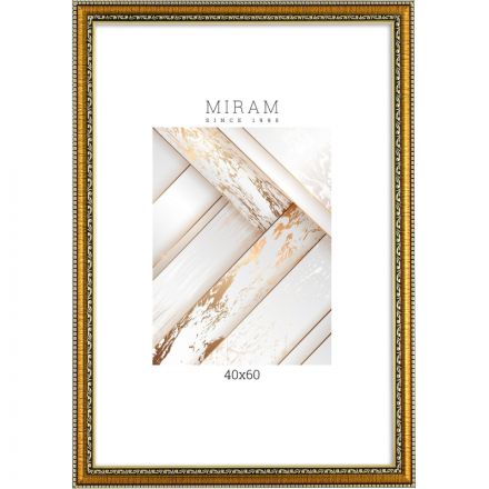 Рамка Gallery Версаль А2 40x60 см пластиковый багет 29 мм золотистая