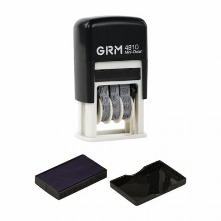 Датер-мини месяц цифрами, оттиск 20х3,8 мм синий, GRM 4810 BANK, 124131001 Датер-мини месяц цифрами, оттиск 20х3,8 мм синий, GRM 4810 BANK, 124131001