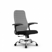Кресло Метта SU-CM-10 светло-серое/черное Ch