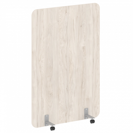 R-line Перегородка на металлических опорах, на роликах DP.R-120-180 Денвер светлый/Серый металл 1200*18*1800 R-line Перегородка на металлических опорах, на роликах DP.R-120-180 Денвер светлый/Серый металл 1200*18*1800