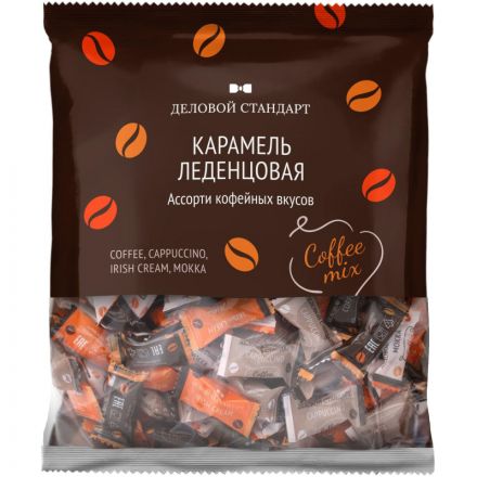 Леденцы Деловой Стандарт Ассорти кофейных вкусов, 500г