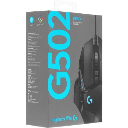 Мышь компьютерная Logitech G502 HERO High Perform. Gam. Retail (910-005474)