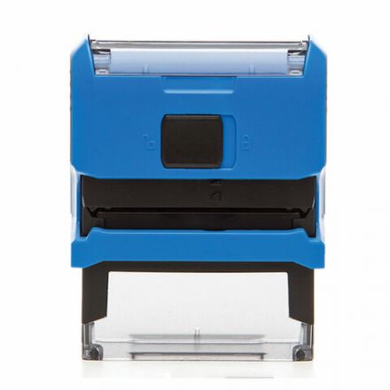 Штамп самонаборный 4-строчный, оттиск 47х18 мм, синий без рамки, TRODAT 4912P4/DB, КАССЫ В КОМПЛЕКТЕ, 4912/DB