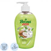 Крем-мыло жидкое Весна жасмин и кокосовое молочко 280гр 5215