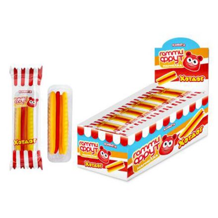 Жевательный мармелад ХОТДОГ ГАММИ ФРУТ, 18 г, КОНФИТОЙ, КТ94635 Жевательный мармелад ХОТДОГ ГАММИ ФРУТ, 18 г, КОНФИТОЙ, КТ94635