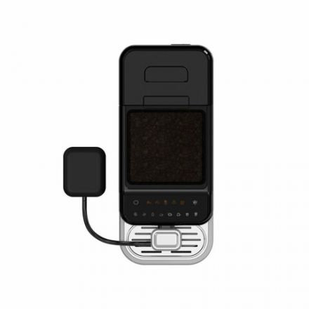 Кофемашина BQ (БИ-КЬЮ) CM6000, 1350 Вт, объем 1,5 л, автокапучинатор, серебристая, 86199065