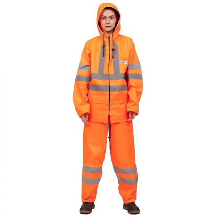 Костюм сигнальный непромокаемый ПВХ Ext-Vорж.СОП48-50/182-188 4603720762126