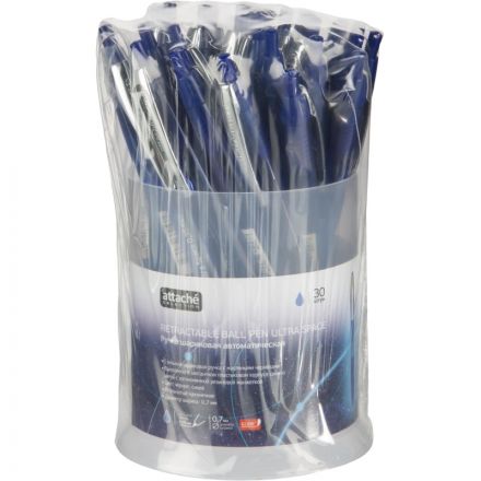 Ручка шариковая автомат. Attache Selection UltraSpace д.ш.0,7мм,син,масл Ручка шариковая автомат. Attache Selection UltraSpace д.ш.0,7мм,син,масл